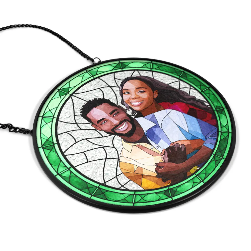 Custom-Photo-Portrait-Couple-Family-4.webp Custom Photo Portrait Couple Family 4 - Stained Glass Suncatchers Shop UK