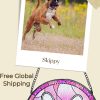 stained glass dog suncatcher - Stained Glass Suncatchers Shop UK